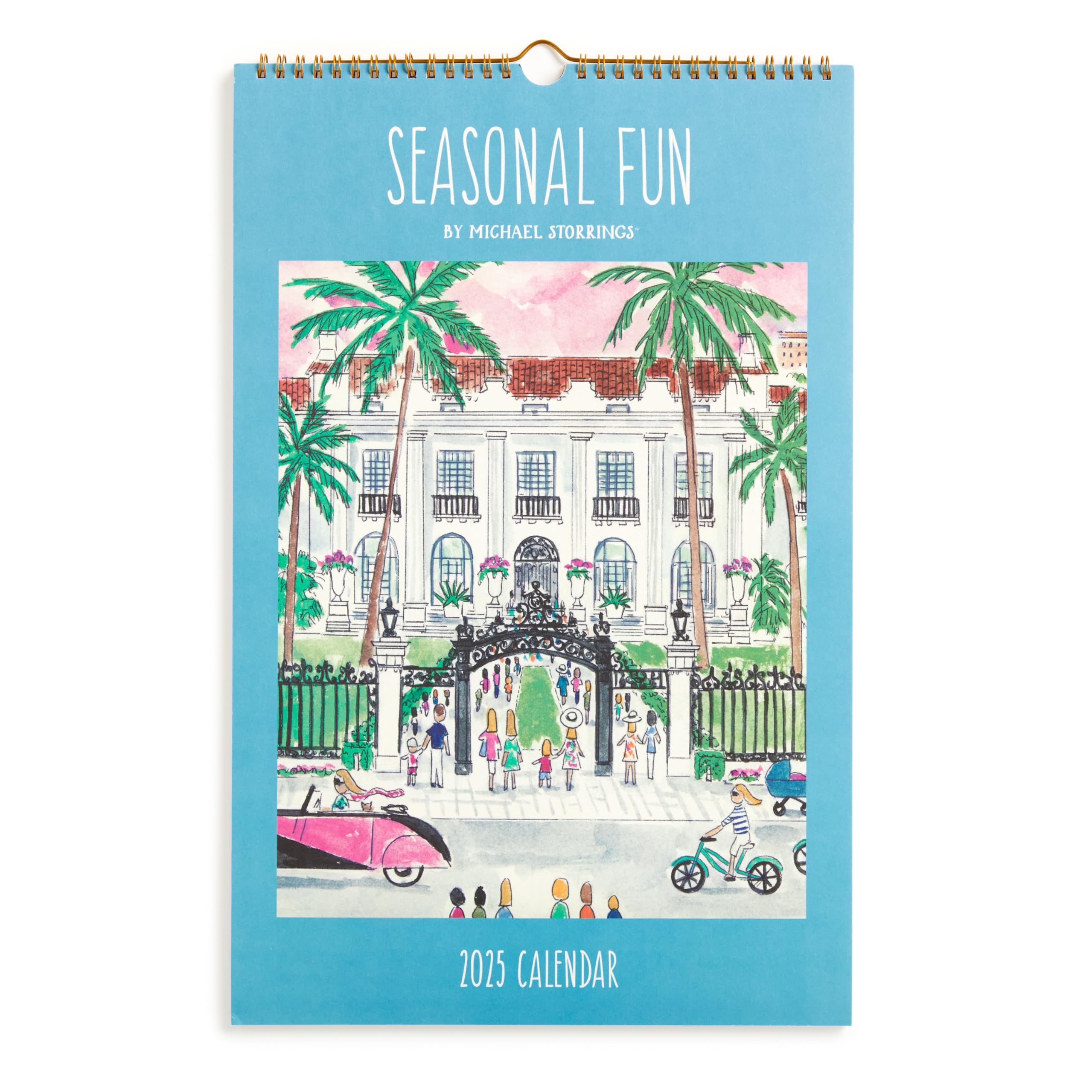 Michael Storrings 2025 Wall Calendar, Multicolor, 6"W x 4.5"H