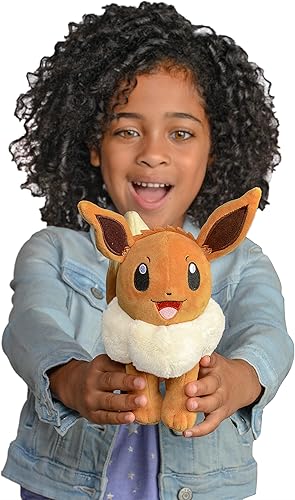 Miniatura 6 de Pokemon - Juguetes de peluche Eevee & Glaceon de 8 pulgadas, paquete de 2, juego de evolución, con licencia oficial, regalo para niños, mayores de 2