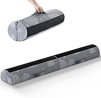 Vista 1 de Parachoques de riel de cama para niños pequeños, protector de parachoques de cama plegable de espuma con almohadillas dobles antideslizantes