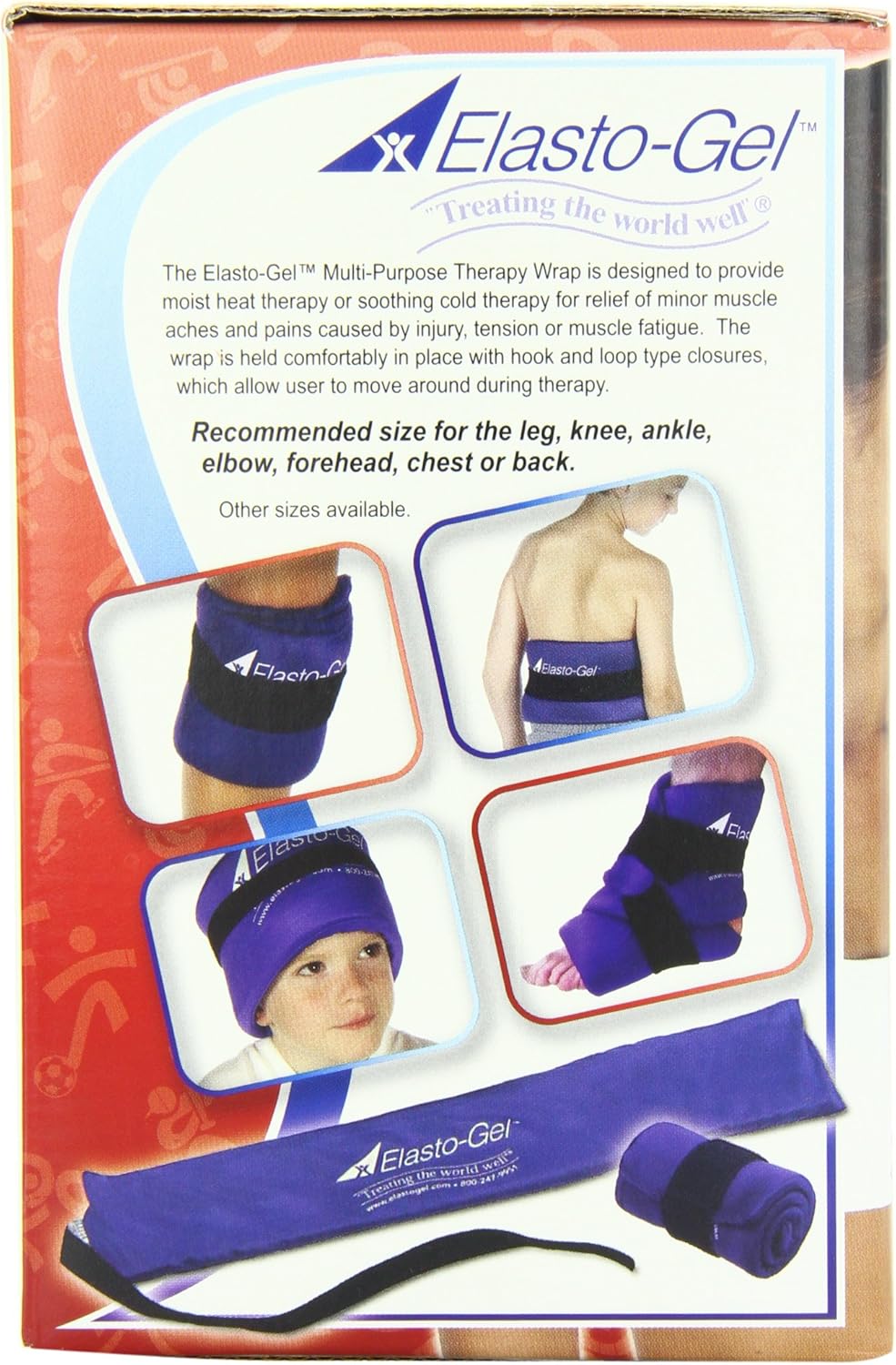 Elasto-Gel, Hot/Cold Therapy Wrap, 6" X 24"