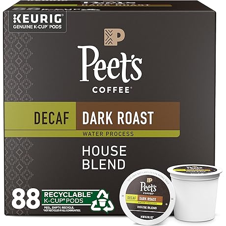 Decaffeinated Keurig Dark Roast Coffee K-Cups: A Perfect Caffeine-Free Brew
