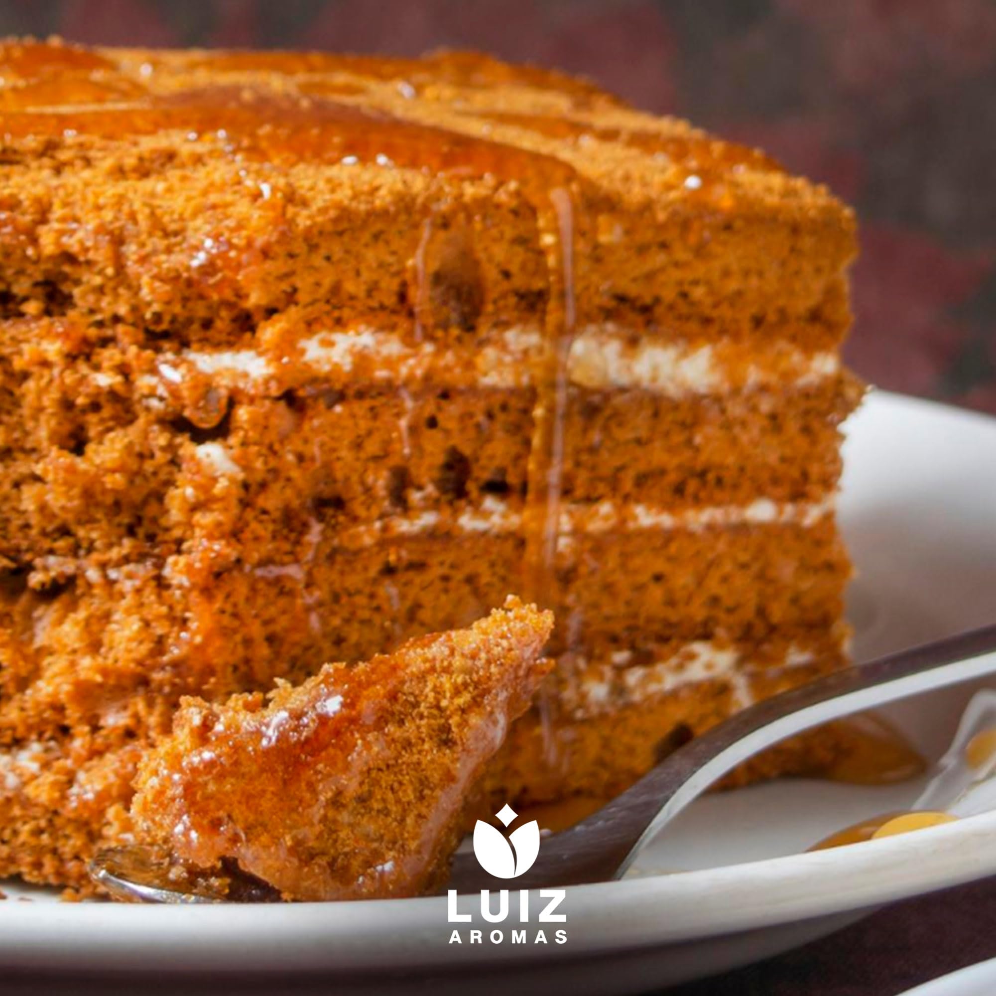 LUIZ AROMAS | Aroma Miel - Aroma Alimentario en Gotas para dulces de Hornear, Pasteles, Bizcochos y Tartas | Producto Vegano sin Calorías y sin Azucar | Producto 100% Italiano (50g)