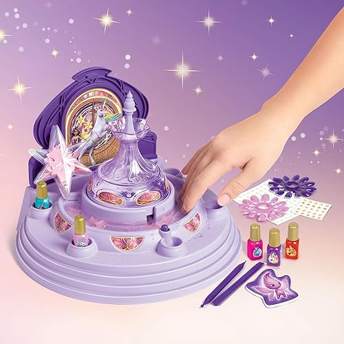 Miniatura 6 de Make It Real Unicorn Academy Star Stables Fountain Nail Spa  Manicuras de unicornio de diseño, confeti de agua burbujeante, esmalte y calcomanías
