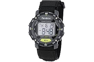 Armitron Sport Unisex Digital Chronograph Nylon Strap Watch