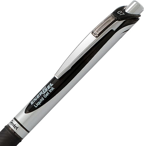 Miniatura 3 de Pentel EnerGel RTX - Bolígrafo retráctil de gel líquido (132de pulgada), punta de metal, trazo medio, tinta de colores surtidos, paquete de