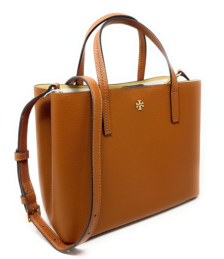 Amazon.com: Tory Burch Womens Blake Small Tote Bag (Bourbon