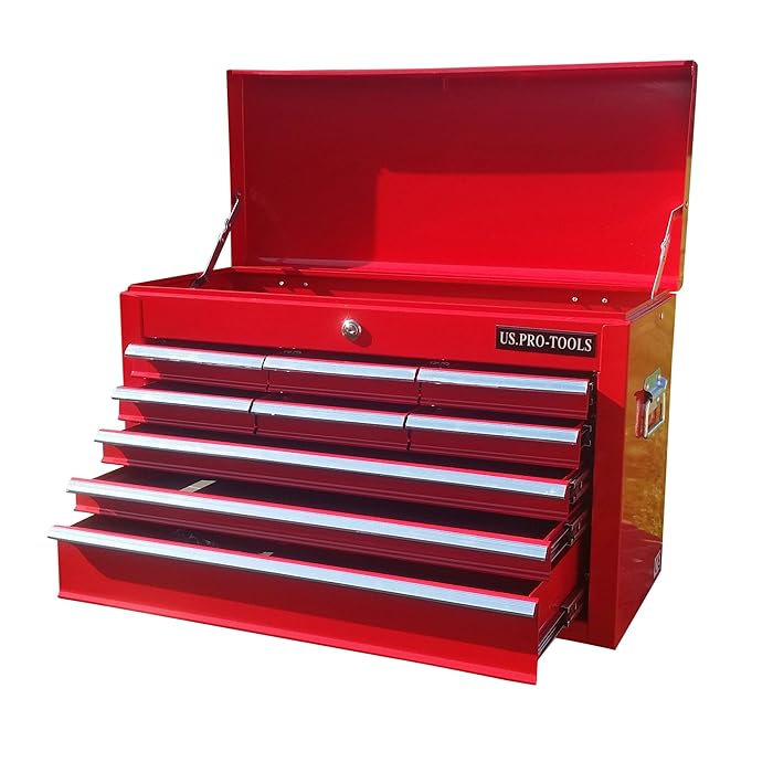 Buy US PRO TOOLS Affordable Tool Chest Box Tool 9 Drawer Ball