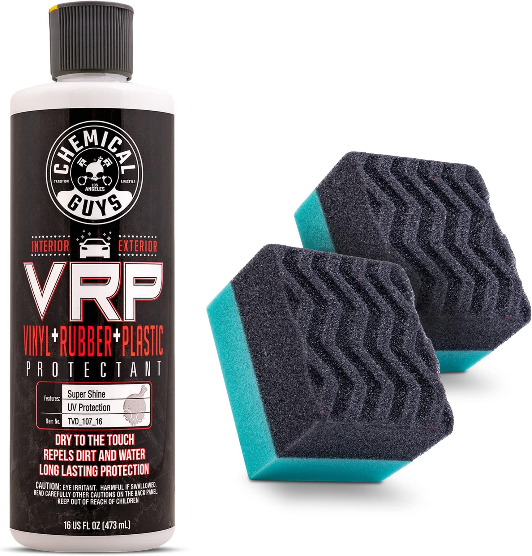 Chemical Guys TVD_107_16 VRP Super Shine Dressing (16 fl oz) and ACC_3002 Durafoam