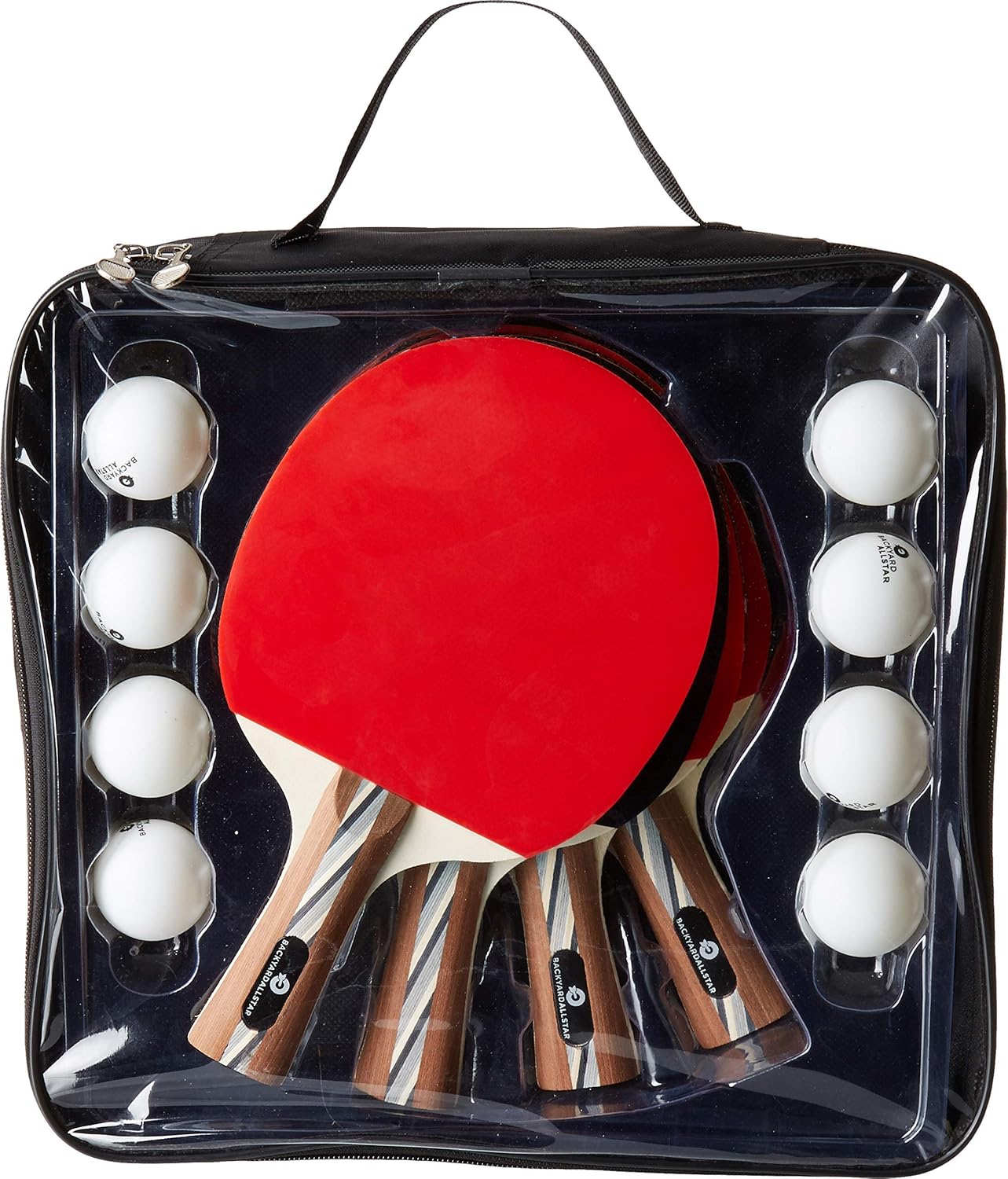 BackyardAllStar Table Tennis Ping Pong Paddle Set 4