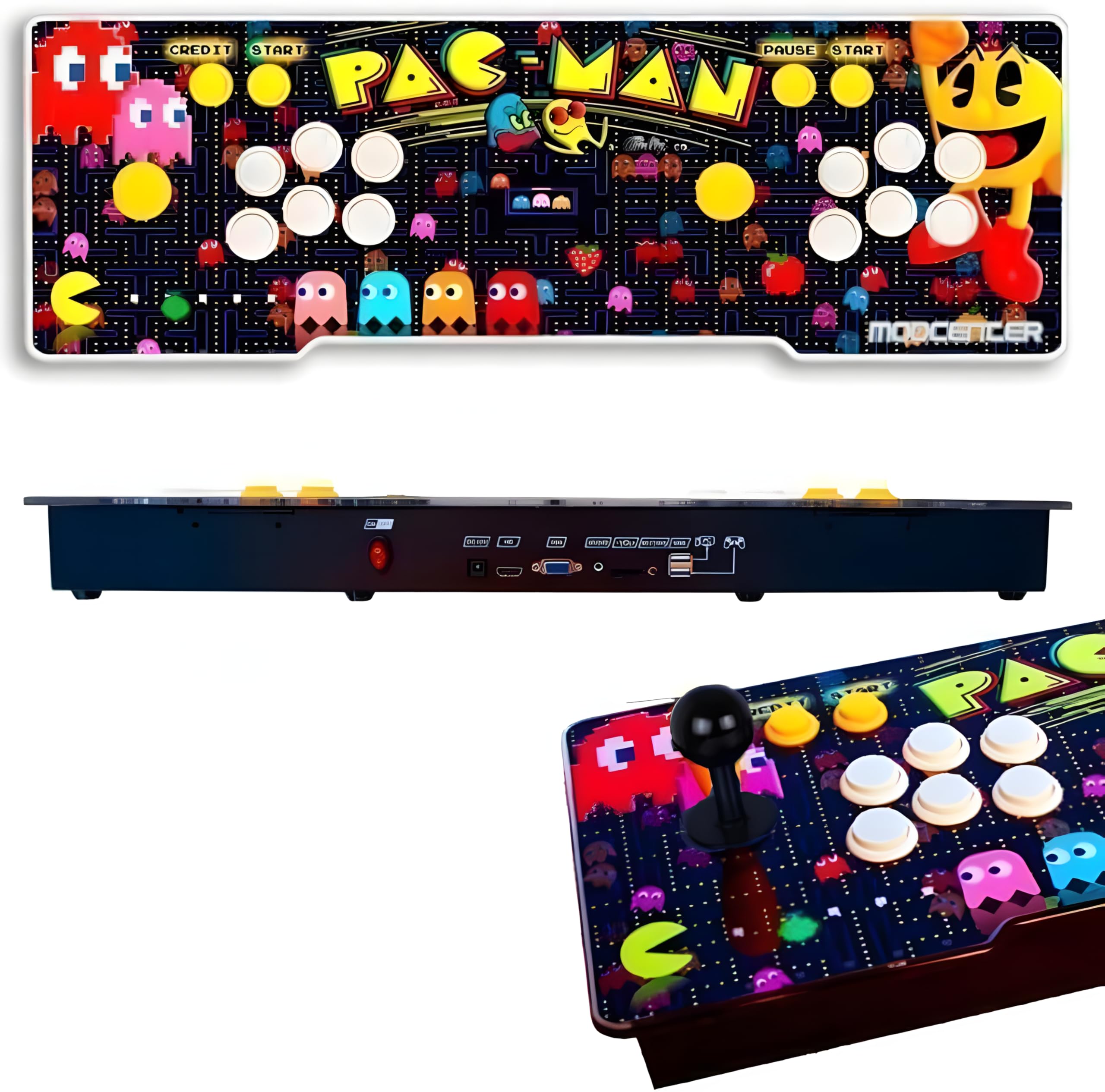 Console retro.Console Arcade 3D .Arcade console di gioco. Macchina ricreativa retrò con 29.000 set. Console manuale e configurata