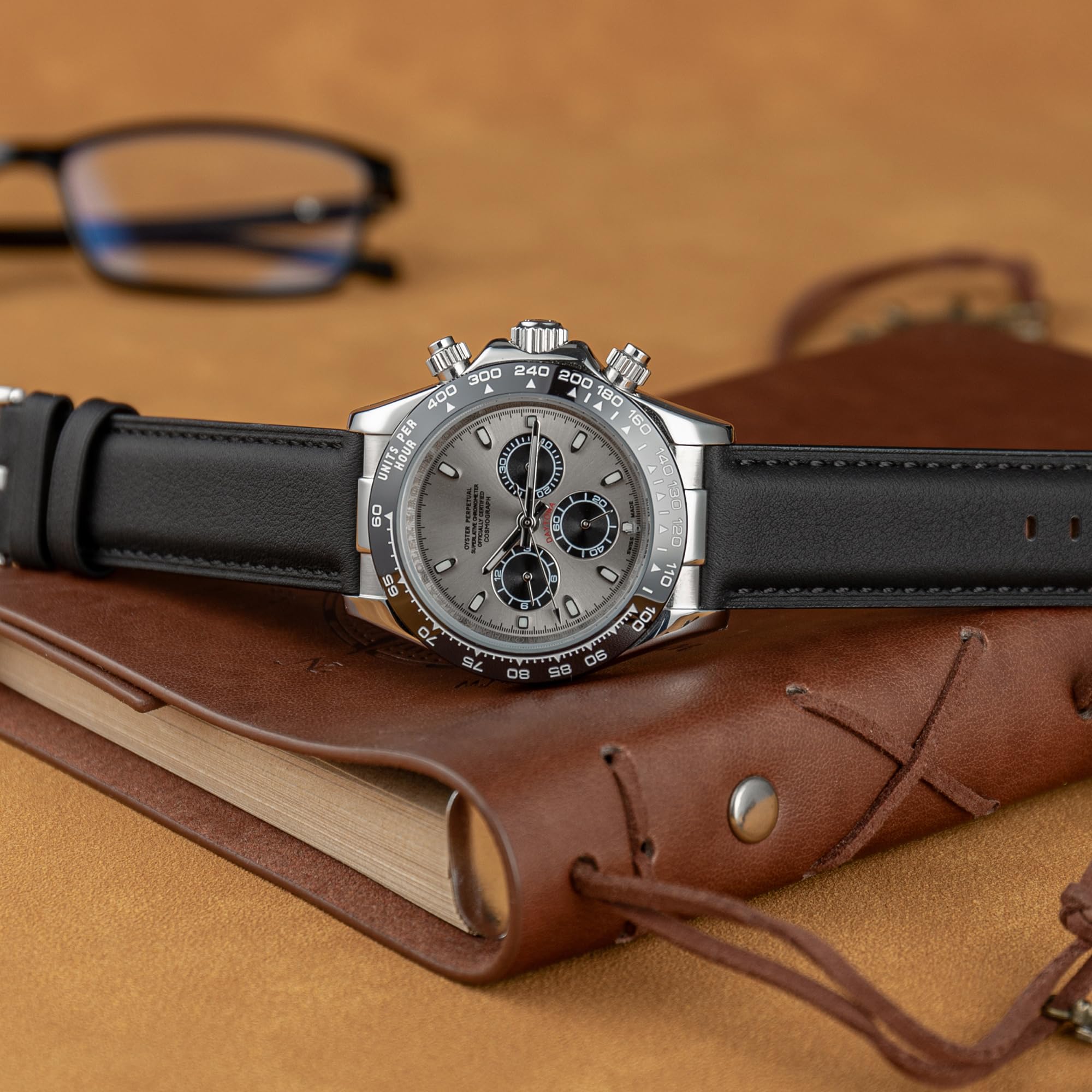 Correa de Reloj de Cuero de Liberación Rápida 18mm 19mm 20mm 21mm 22mm, Suave Nappa Cuero Genuino Becerro Correas Repuesto para Hombre Mujer, Reloj y Smartwatch