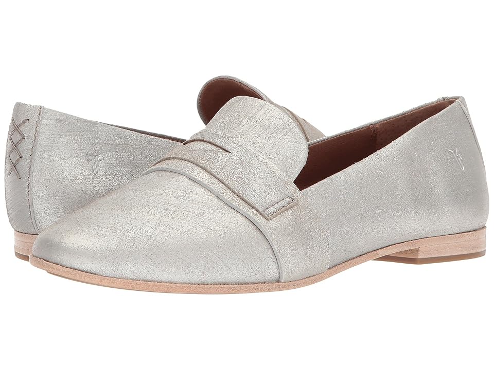 

Frye Terri Penny Loafer (Silver Metallic) Women's Slip-on Dress Shoes