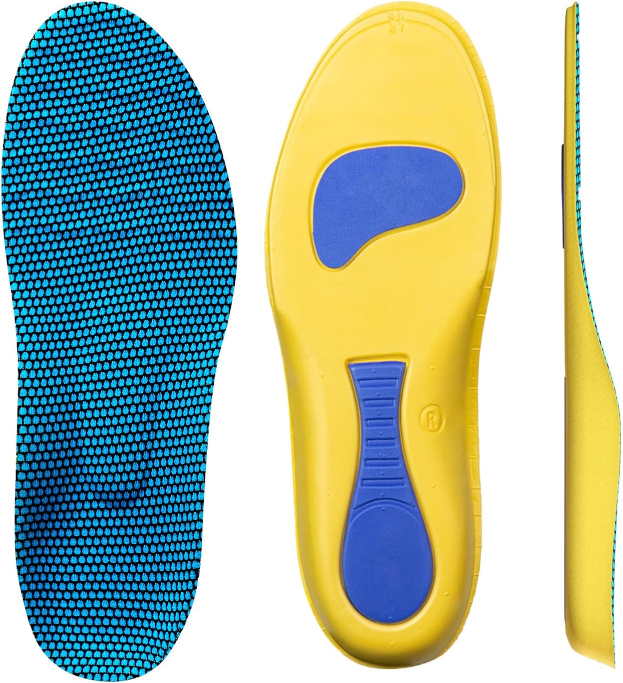 TWSITTE Plantar Fasciitis Insoles,Cushioned Arch Support