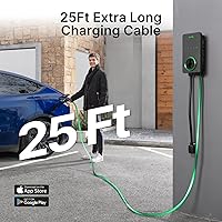 Vista 5 de Autel Cargador EV Nivel 2 40 Amperios Hogar Inteligente AI para Vehículo Eléctrico (EV) con Wi-Fi y Bluetooth, EVSE con Funda Integrada y Cable