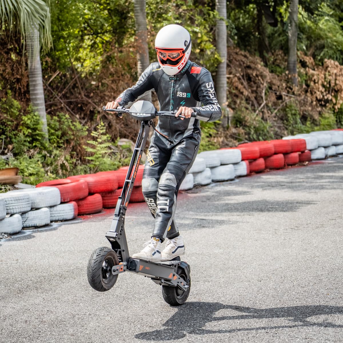 Trottinette Électrique Tout Terrain pour Adultes KuKirin G4, Scooter Haute Performance avec Autonomie 75 km, Pneus 11 Pouces, Double Suspension