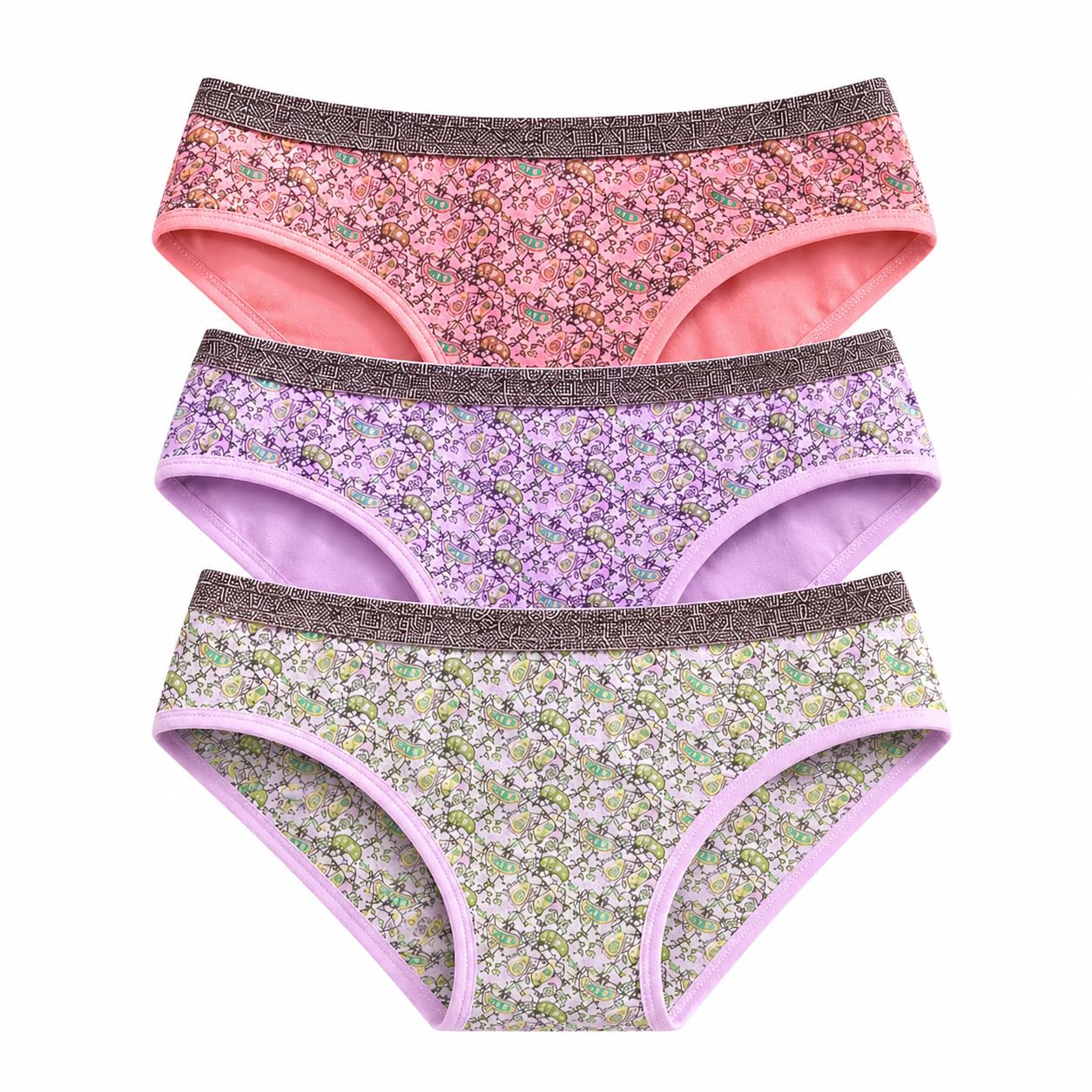 alza DS Fashion Womens Cotton Printed Bikini Panty Combo Pack of 3 | Soft Stretch Mid Rise Comfortable Innerwear-picture-37