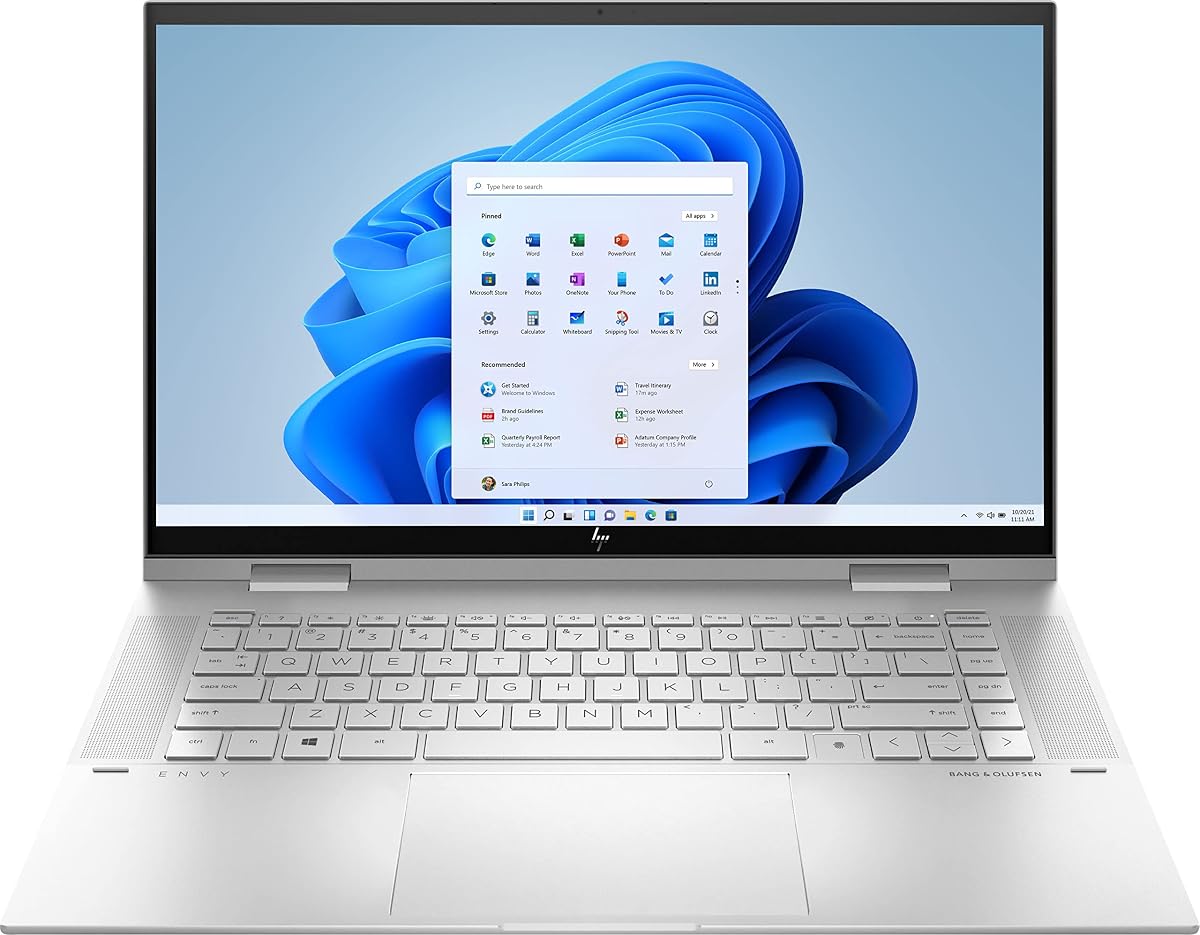HP 2022 Envy X360 2-in-1 15.6" Touch-Screen Laptop - Intel Core i5 1135G7 8GB Memory 256GB SSD - Natural Silver