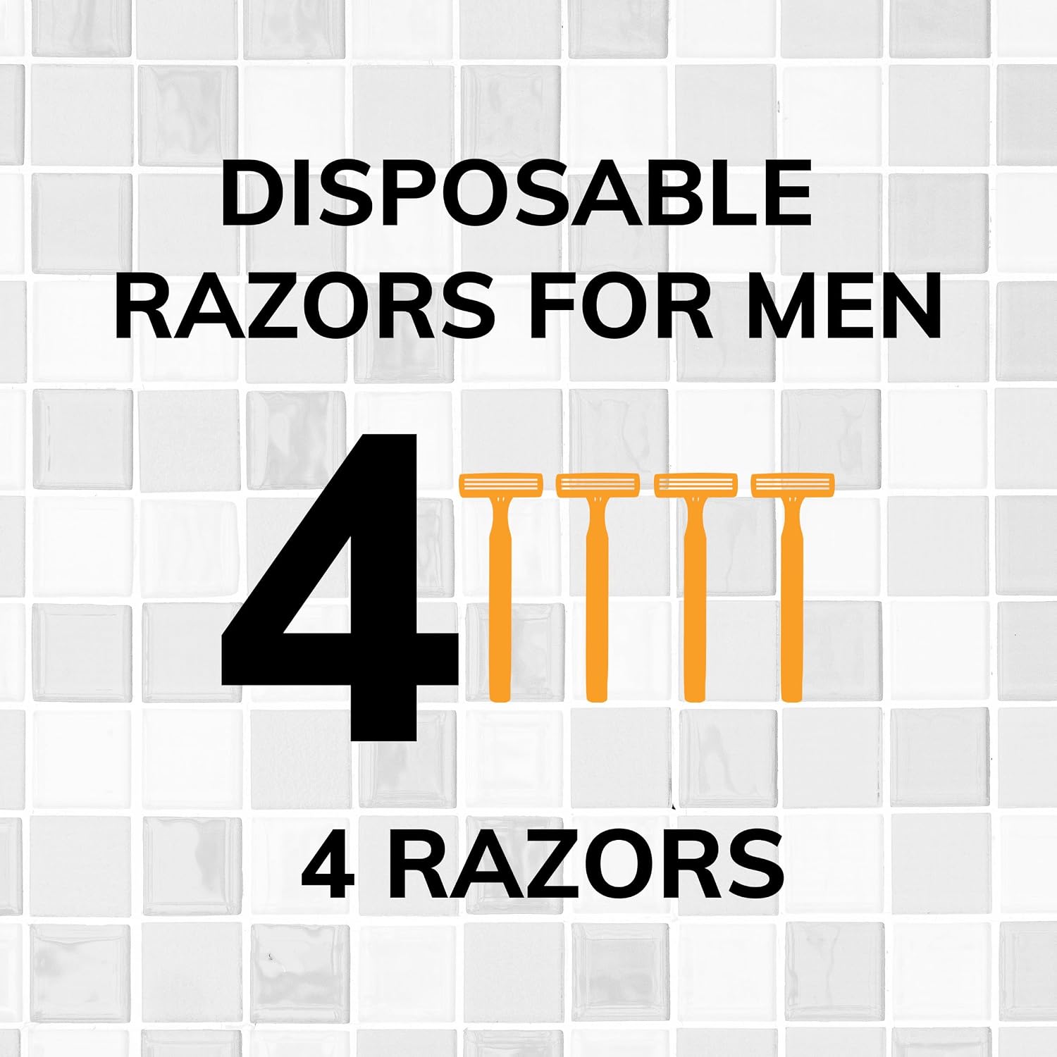 BIC Comfort 3 Advance Disposable Razors for Men, For an Ultra-Soothing and Close Shave, 4 Piece Razor Set (Pack of 2) image 2