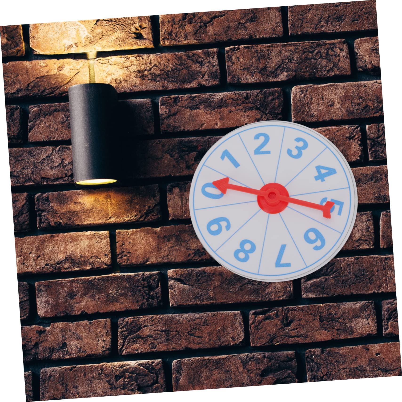 Sosoport 1Pc Turn Plate Prize Wheel Hanging Turntable for Party Games Portable Game Prop for Fundraisers Carnivals and Classroom Activities