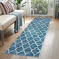 Vista 30 de Lahome Alfombra marroquí lavable para cocina - 2x6 alfombras para pasillos con respaldo de goma, alfombra suave antideslizante para lavandería