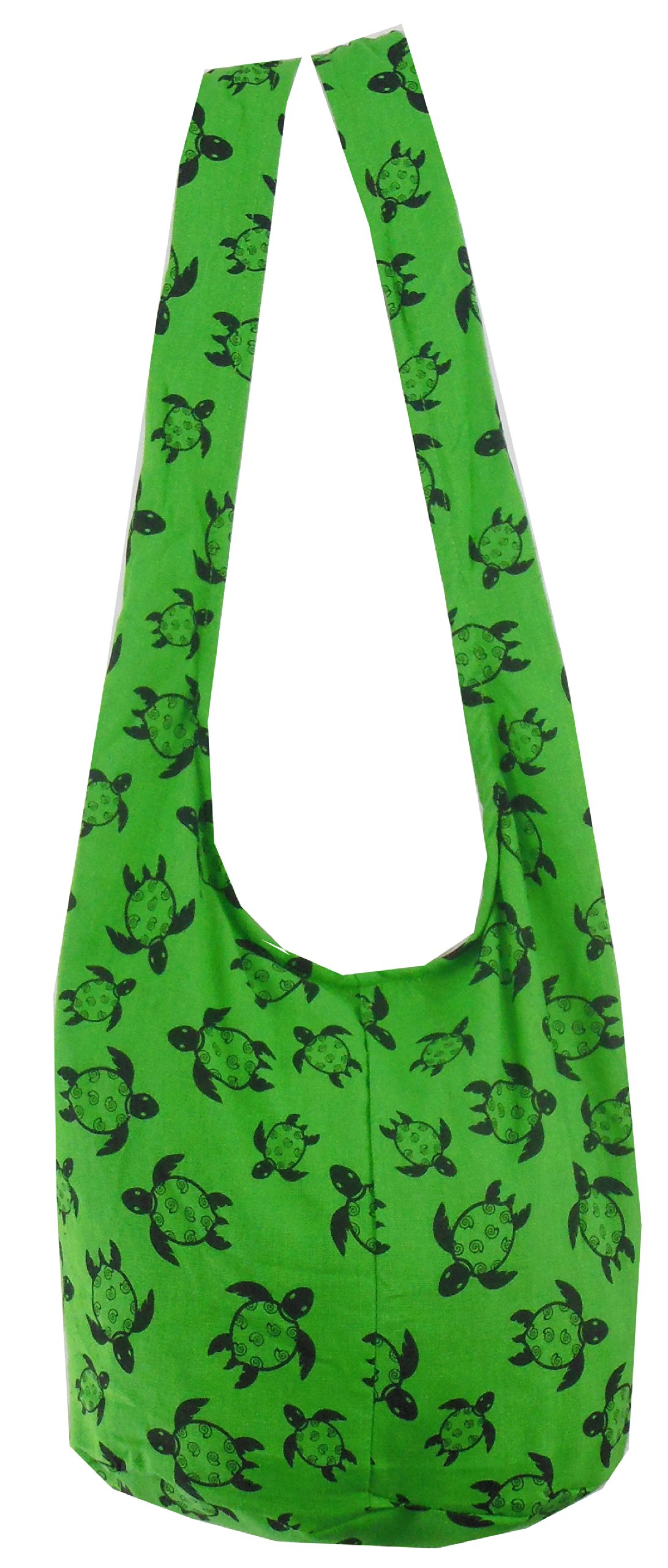 NaLuck Turtle Hippie Boho Hobo Vintage Sling Cross body Shoulder Messenger Bag Medium