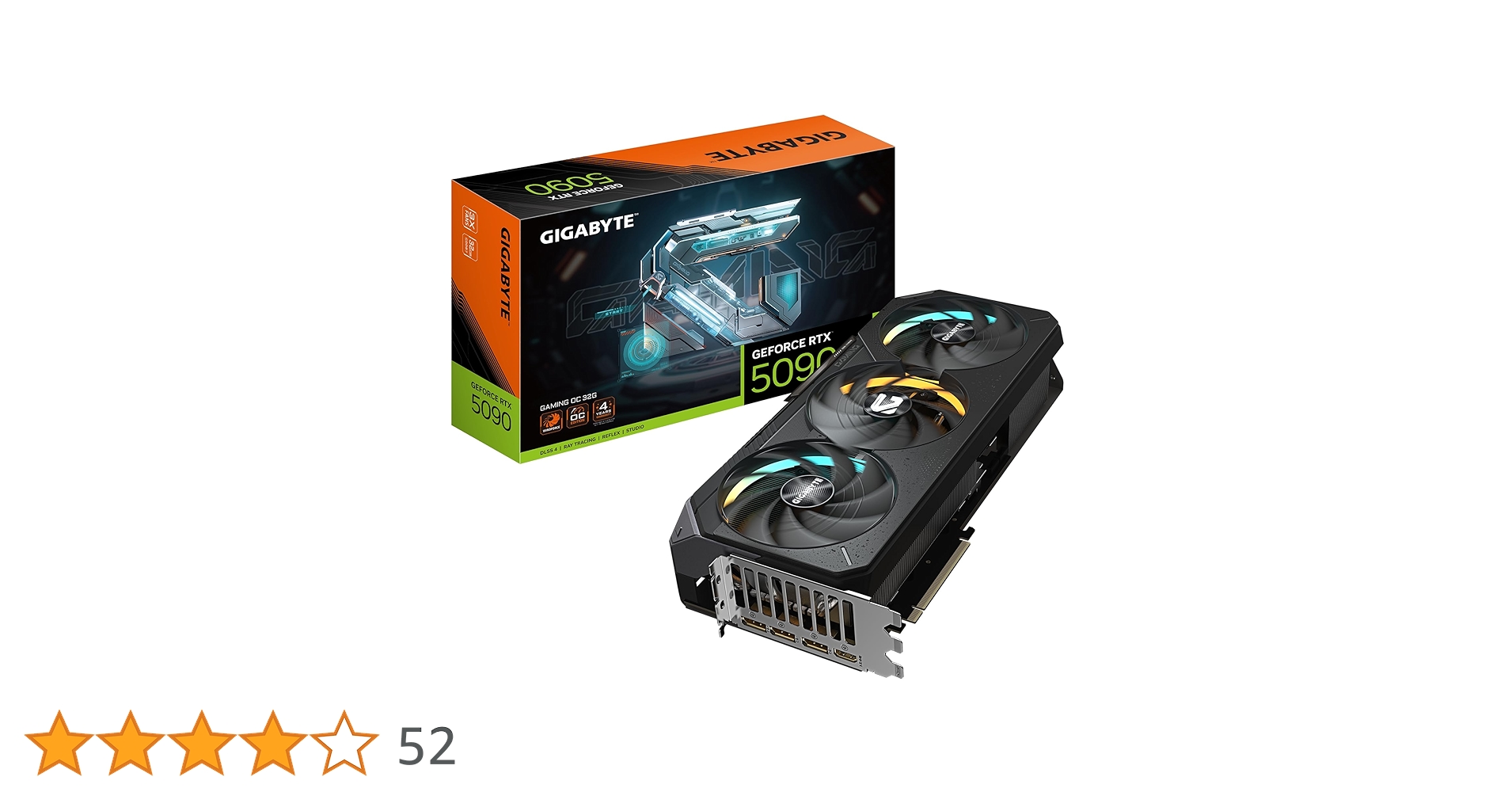 Gigabyte GeForce RTX 5090 Gaming OC 32G Graphics Card - 32GB