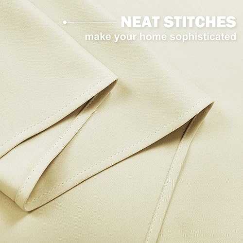 Miniatura 4 de NICETOWN - Cortinas blackout cortas con aislamiento térmico para cubrir ventanas de salas de clase, ventanas de cámper y vehículos recreacionales,