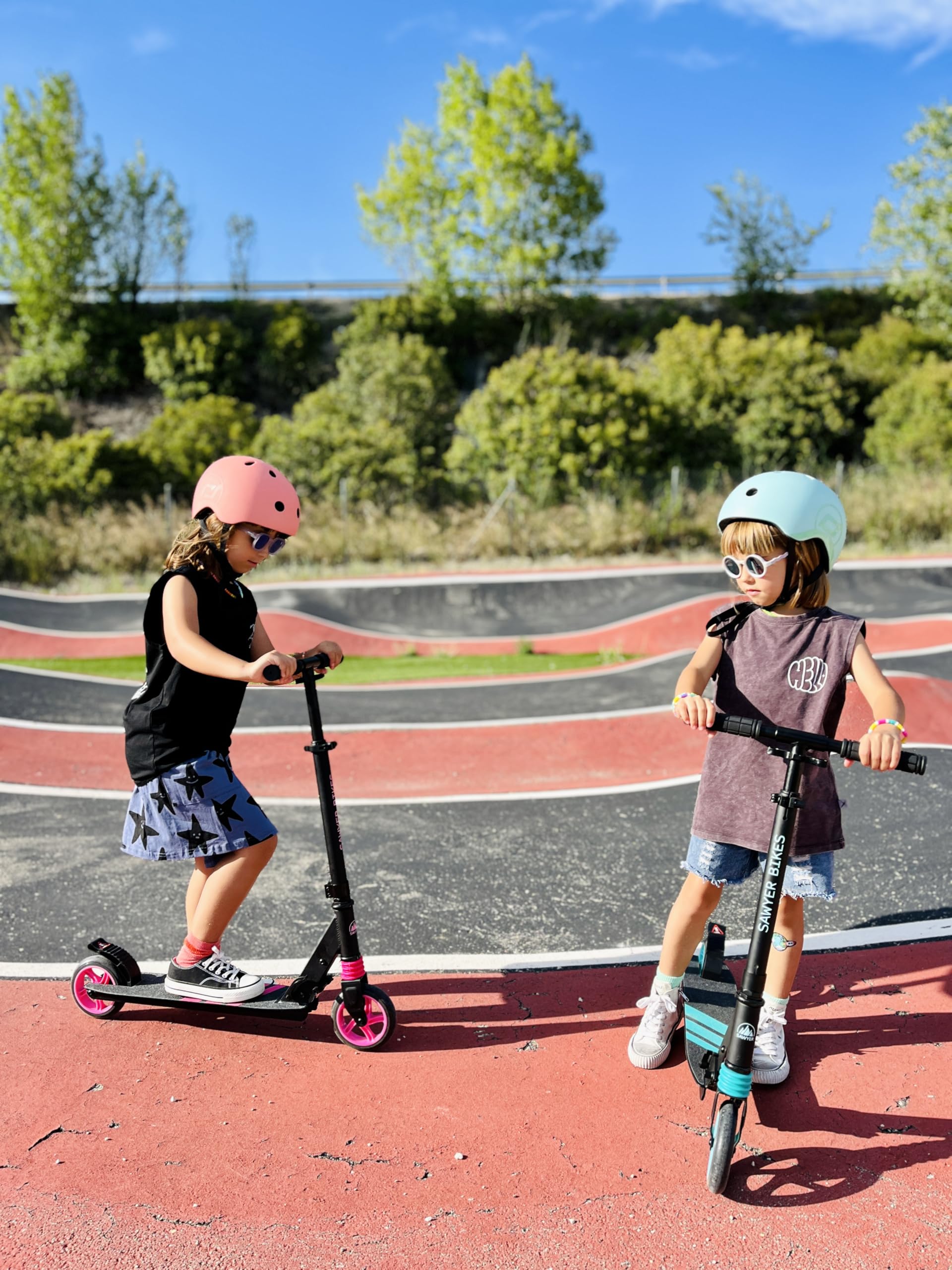 Sawyer Bikes Patinete Ajustable y Plegable Niños 6 a 12 Años