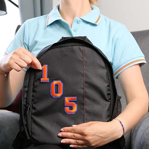 Miniatura 7 de Oli and Alex Parches termoadhesivos de 2.1 pulgadas  10 piezas de parches de números para ropa  Super pegamento  no necesita coser  Parche bordado