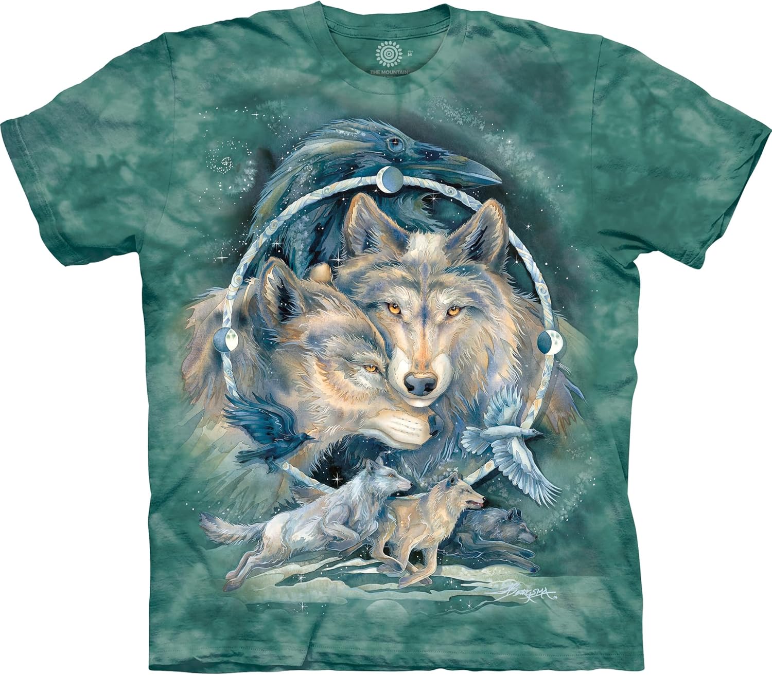 The Mountain Mens The Mountain in Spirit I Am Free Short Sleeve T-Shirt