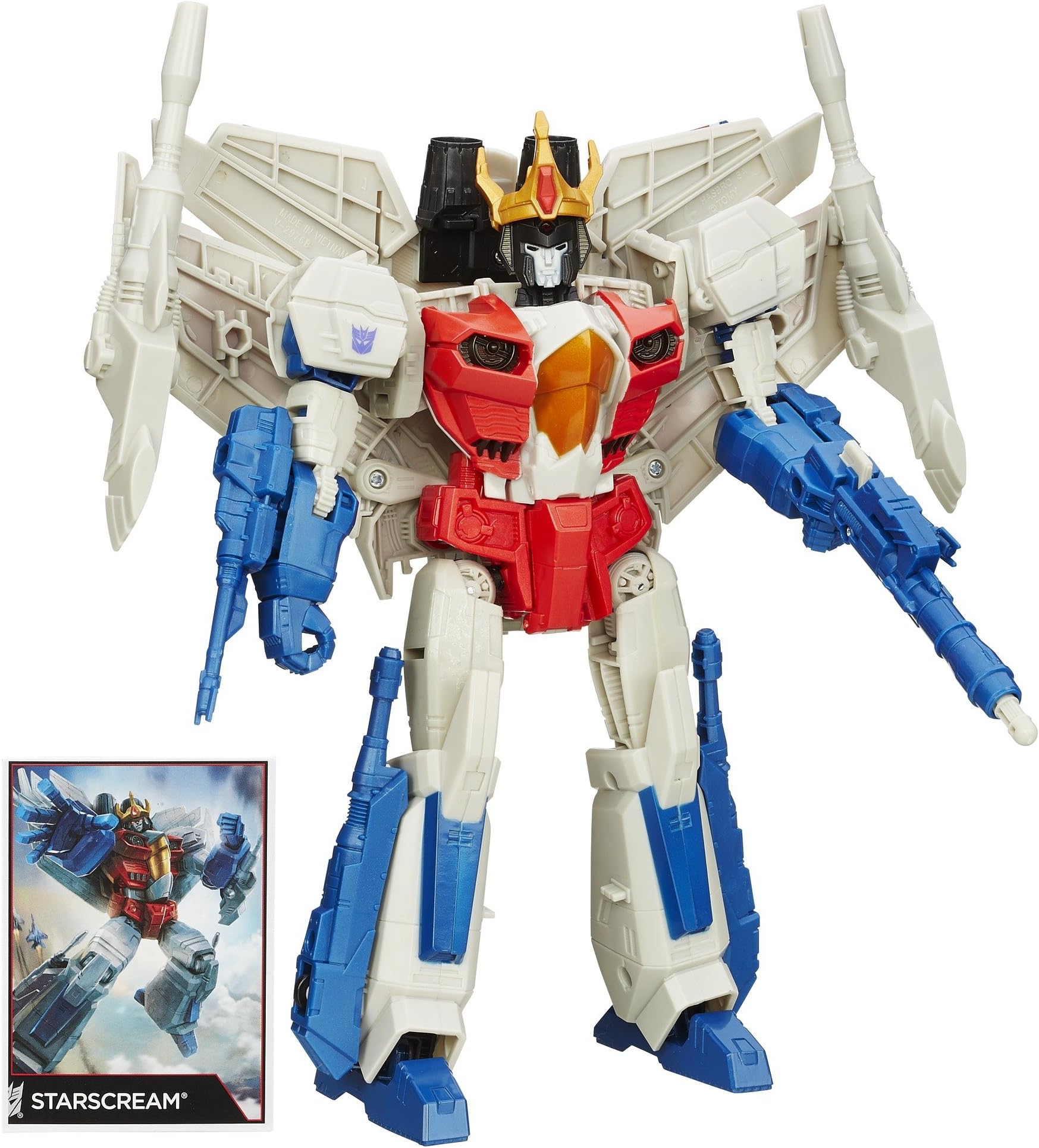 Transformers Generations Leader Class Starscream Figure Action Figure