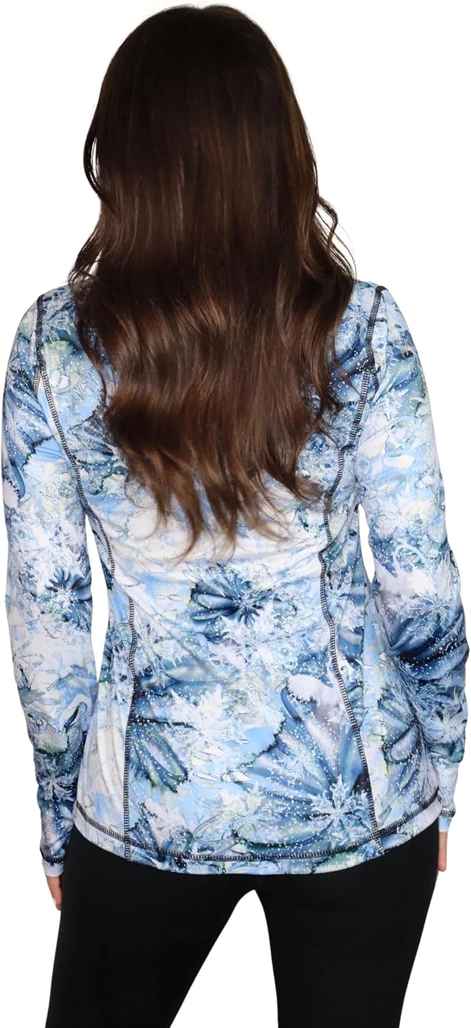 Zip Up Pullover with Thumb Holes