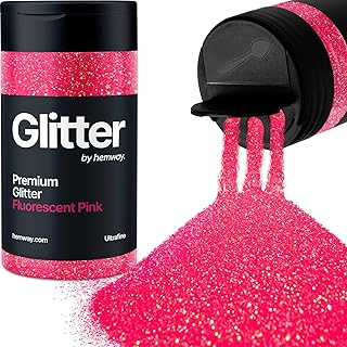 20 Adorable Pink Crafts for Kids That'll Spark Their Creativity (You Won't Believe #10!) 327 Fluorescent Pink Glitter Shaker, 130g Ultrafine Glitter, Crafts 1/128