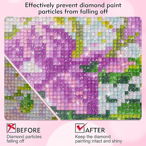 Miniatura 10 de sevgili Kits de sellador de pintura de diamante de 12.2fl oz con pinceles, sellador de arte de diamante, accesorios y herramientas de pintura de