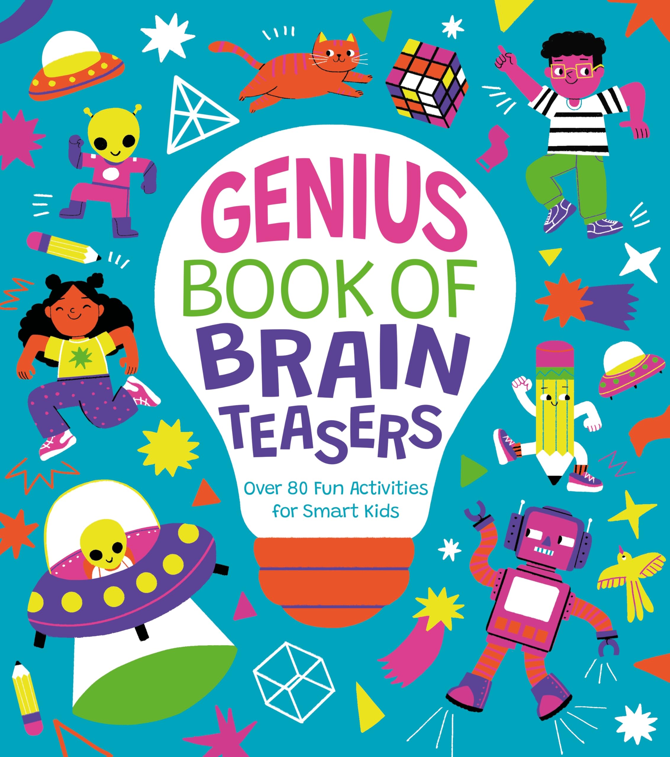 Genius Book of Brain Teasers by Lisa Regan (Paperback Book)