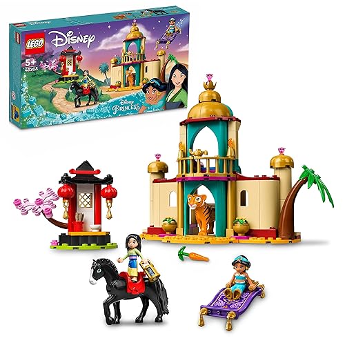 LEGO® Disney Jasmine and Mulan’s Adventure 43208 Building Kit; A Fun Princess Construction Toy for Kids Aged 5+ - Single