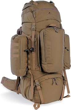 Tasmanian Tiger Range Tactical Backpack MKII - نظام حمل X1 متعدد الوحدات مع نظام MOLLE و Daypack القابل للفصل ، ذئب البراري