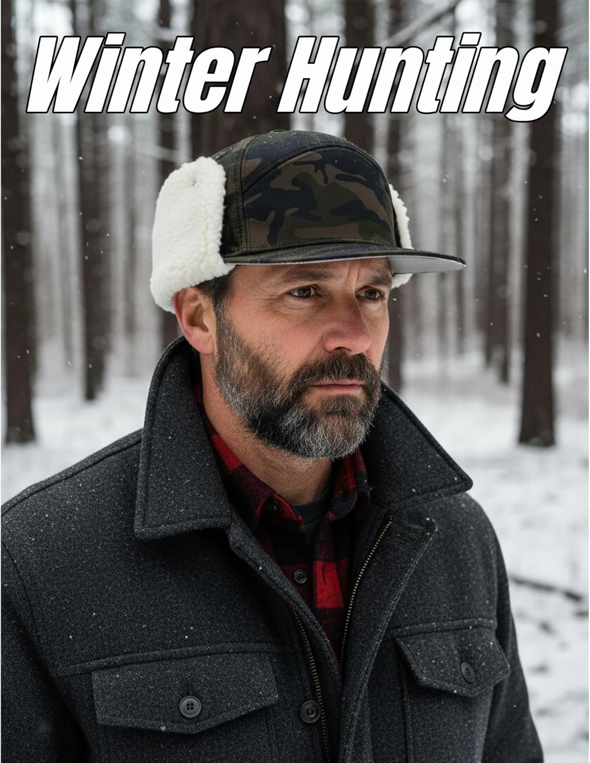 Duck/Deer Hunting Hat for Men Women, Beanie Hunting Gifts Accessories for Hunter Blaze Orange/Camo/Black