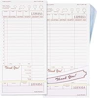 Vista 8 de [8000] Gorilla Supply Libro de Cheques para Huéspedes 3.4" x 5.04" Blocs de Notas de Servidor Libreta de Pedidos para Mesero y Mesera, Cheques