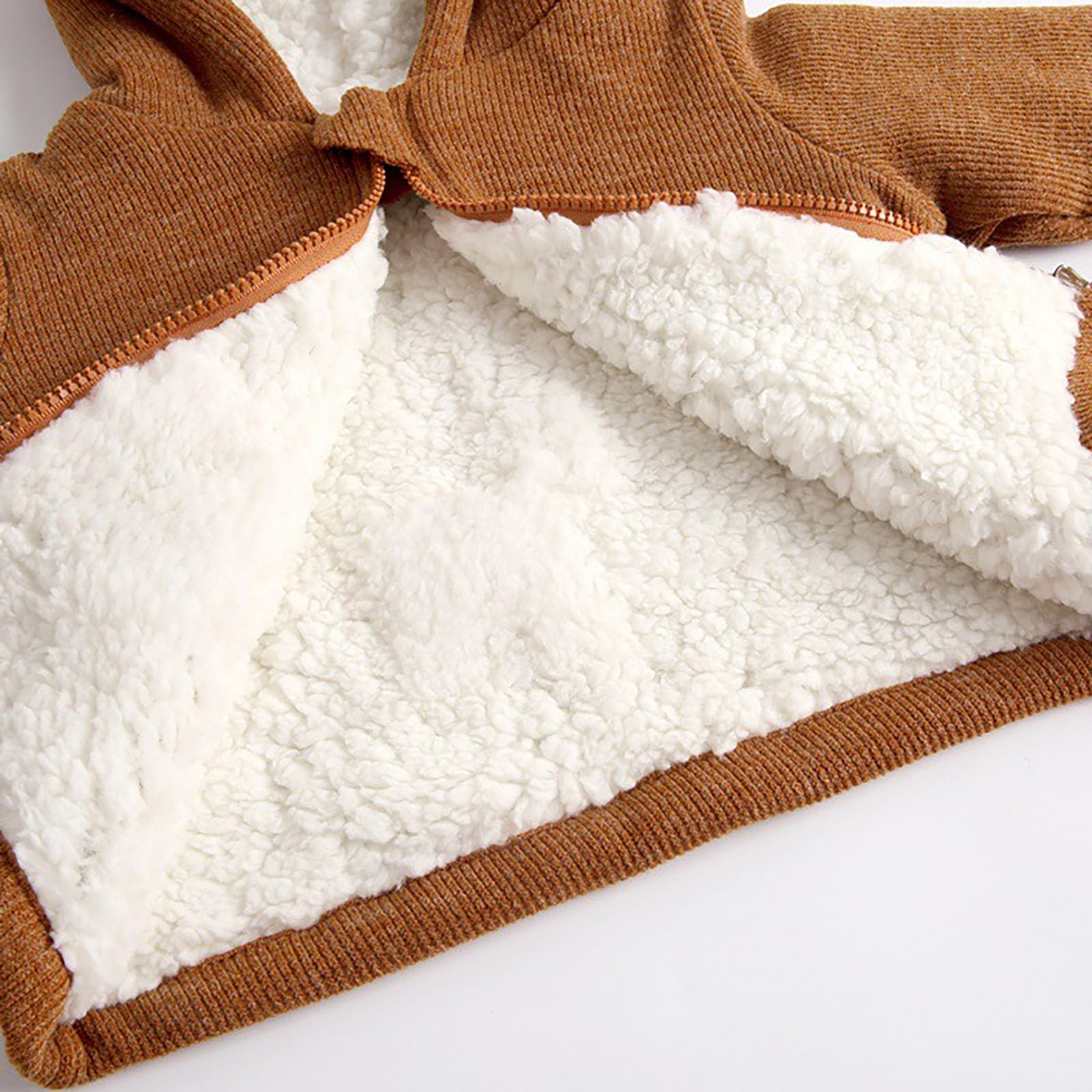 Bebé niños niñas Manga Larga Invierno con Capucha Animados recién Nacido Polar Abrigo cálido Mono Esmoquin De Hombre