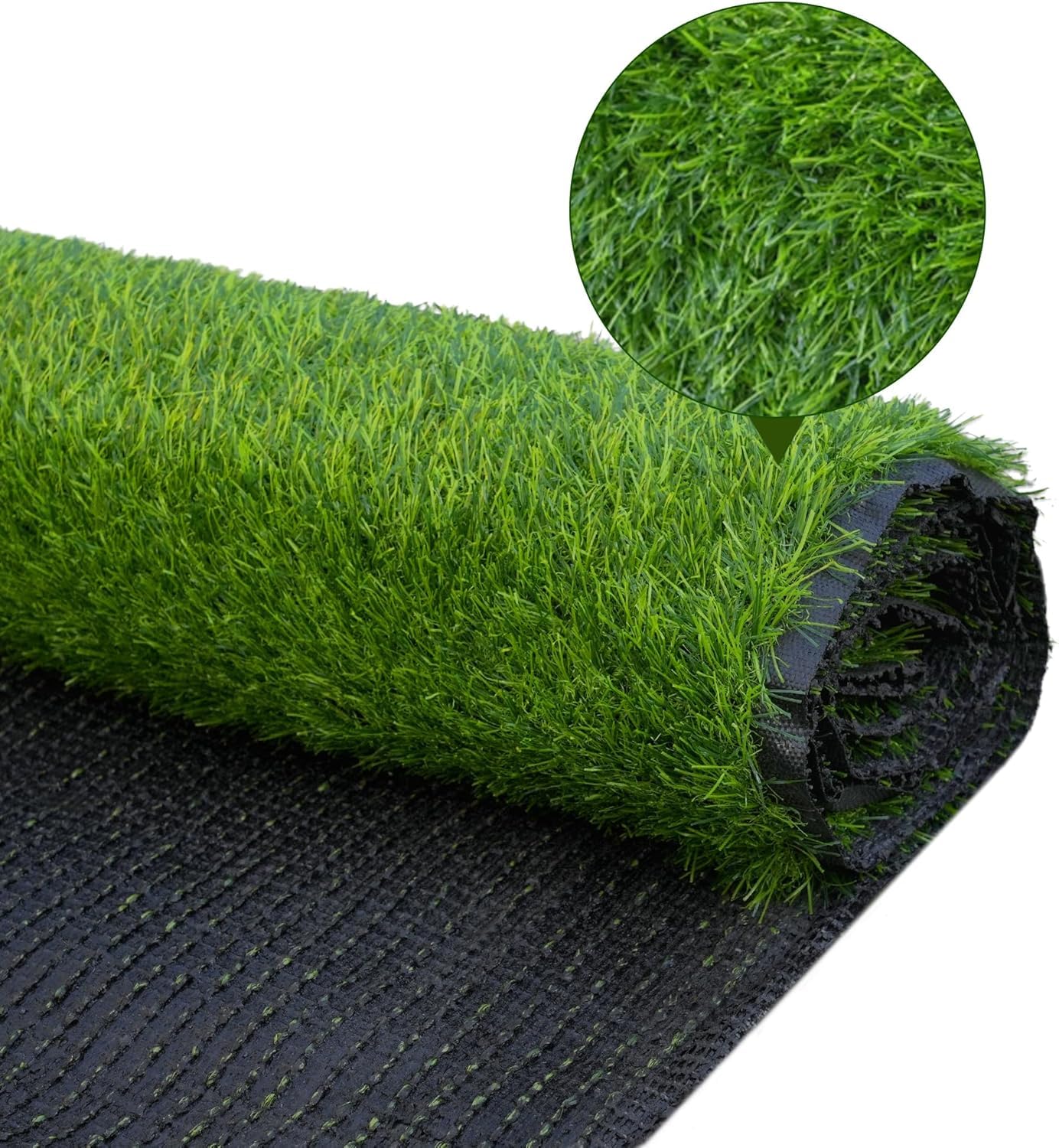 Gazon artificiel bon marché Astro tapis de pelouse 10 mx1 m, aspect naturel et réaliste, tapis de gazon artificiel de 30 mm d'épaisseur, rouleau de tapis d'herbe haute densité, jardin, chiens – Vert
