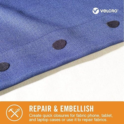 Miniatura 4 de VELCRO Brand para telas  Cinta adhesiva de tela permanente con parte posterior pegajosa para alteraciones y dobladillo  Desenganchar y pegar - Sin
