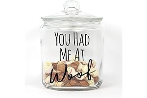 You Had Me at Woof Dog Treat Jar: The Perfect Storage Solution for Dog Owners