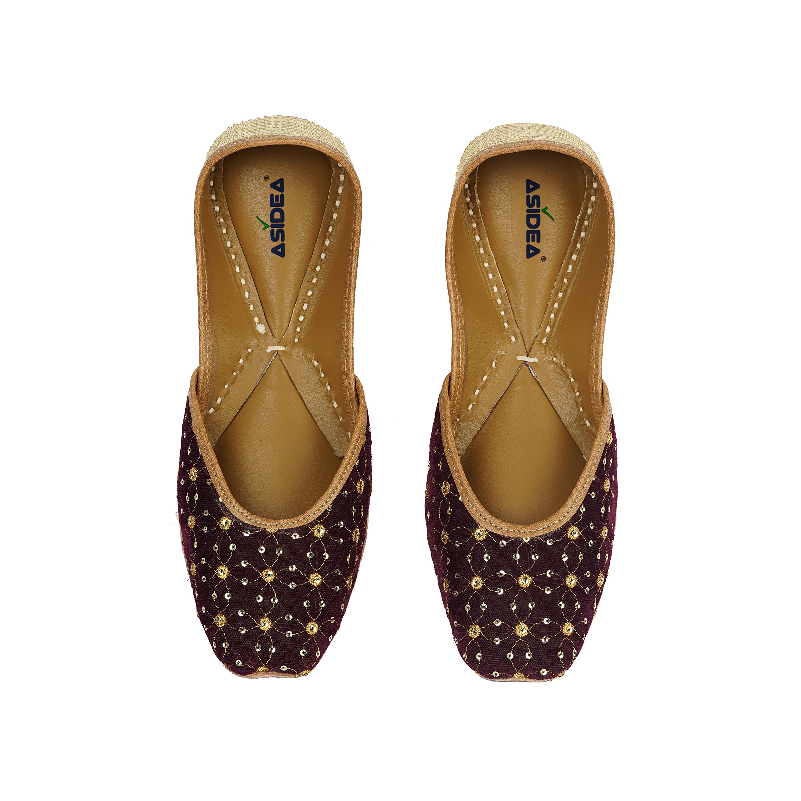 Velvet Soft Designer Embroidery Punjabi Jutti for Women & Girls-image-26