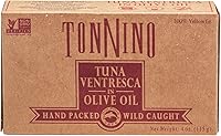 Vista 1 de Tonnino Tuna Ventresca in Oil, 4OZ (6PK)