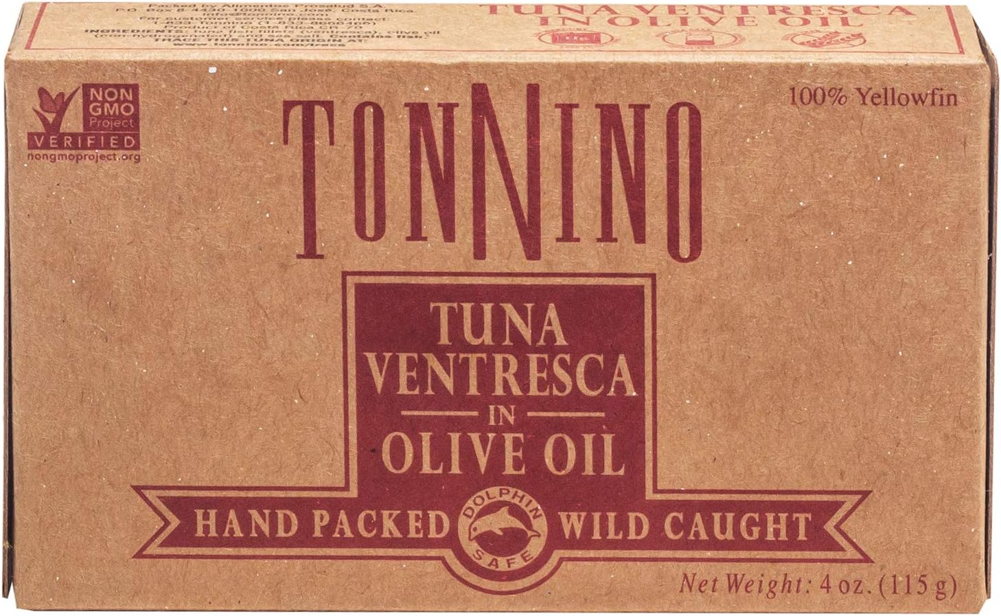 Tonnino Tuna Ventresca in Oil, 4OZ (6PK)