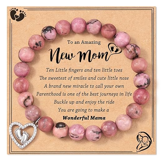 Tarsus New Mom Gifts, Pregnancy Must Haves Best Gifts for Expecting Mom Mama to be 1st First Time Christmas Mothers Day New Mom Gifts for Women After Birth Bracelet