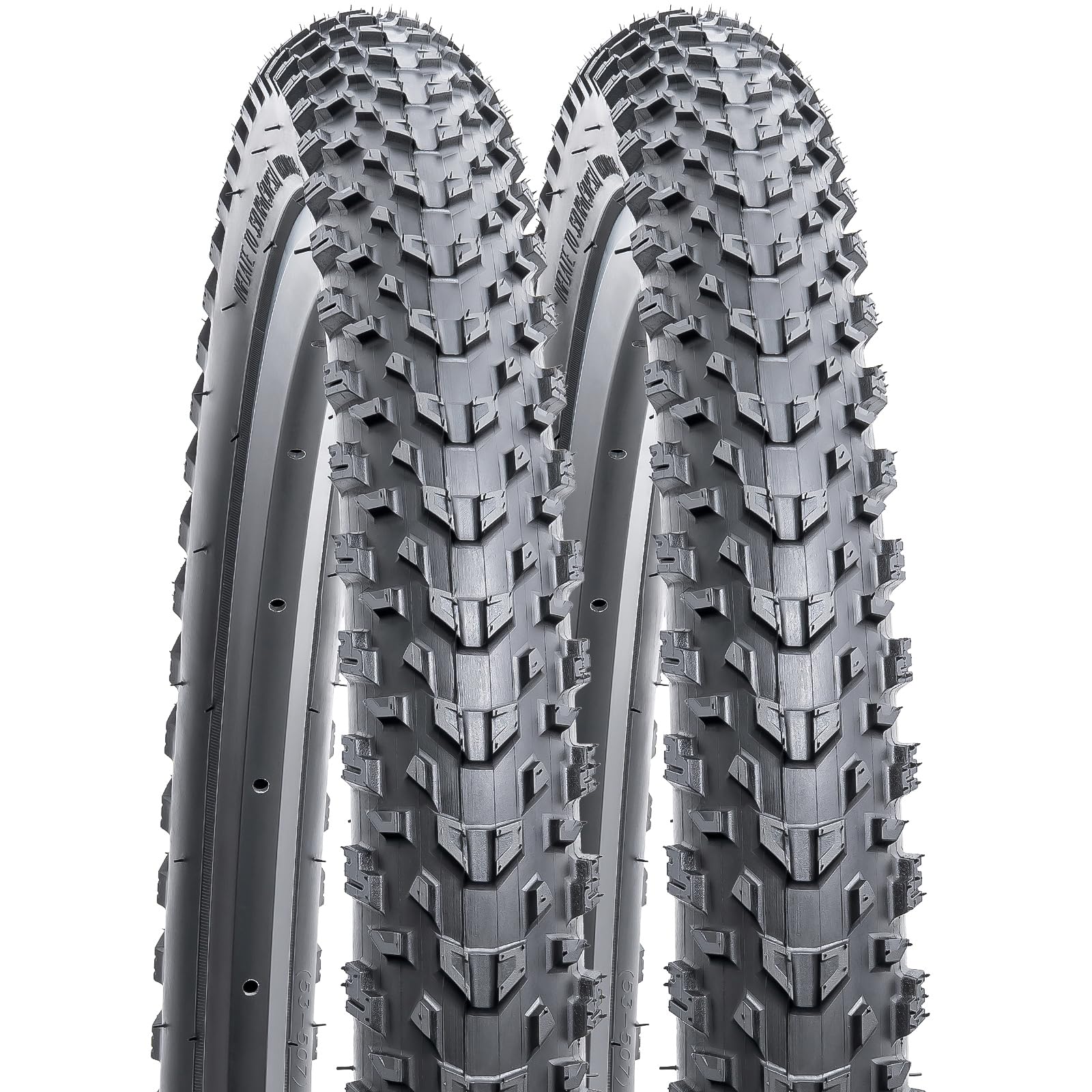 YUNSCM 2-PCS 26 pollici Montagna bicicletta pneumatici 26x2.0/50-559 Compatible with Off Route bicicletta 26x1.95 26x2.0 26x2.10 pneumatici (Y-831)