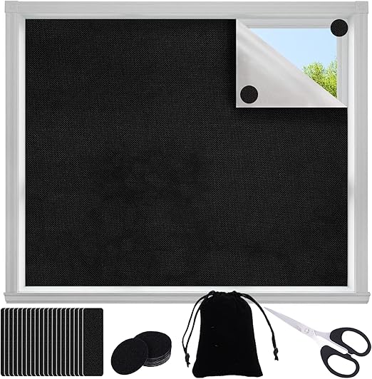 Magnetische Fensterverdunkelung 150x200cm - Verdunkelungsrollo Ohne Bohren Für Besseren Schlaf