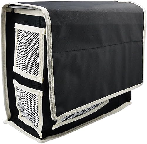 Miniatura 3 de Organizador de almacenamiento Oxford 600D para colgar en la mesita de noche, 32 x 14 x 25 pulgadas, organizador de almacenamiento de mesa, anteojos